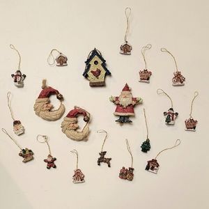 19 Piece Vintage Ceramic Ornaments SILVESTRI Excellent Condition